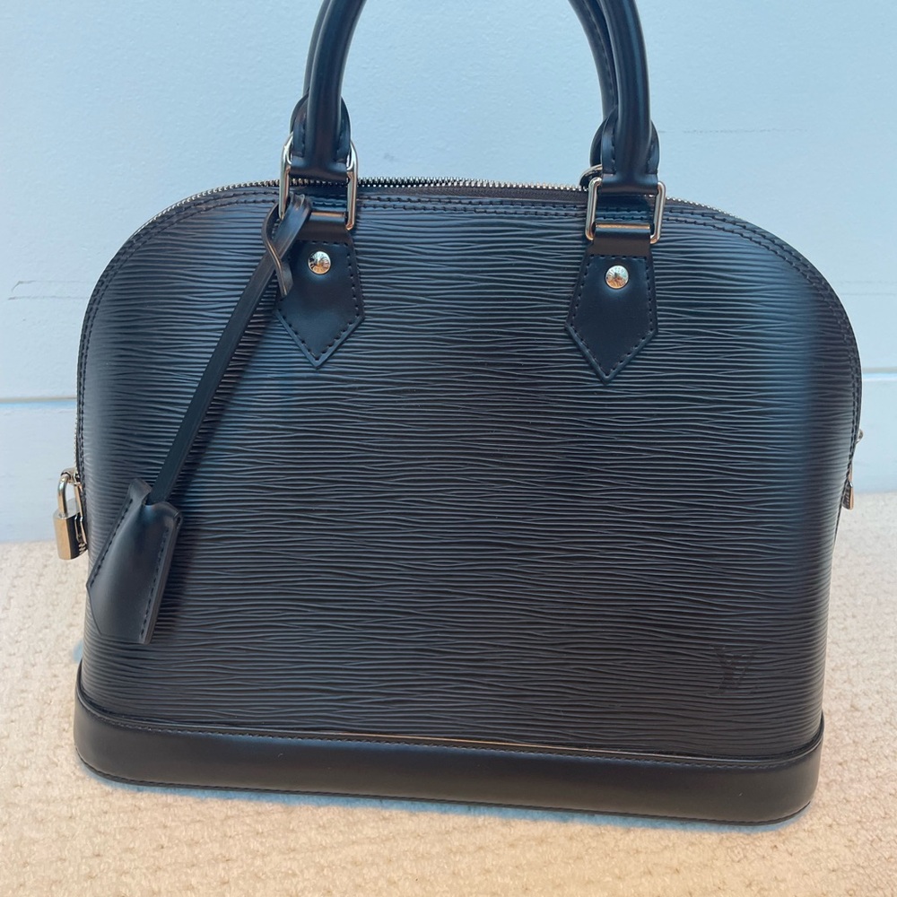 Louis Vuitton Alma BB Black Epi